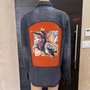 SOLD**** Ring Of Fire Western Shacket Size Large
